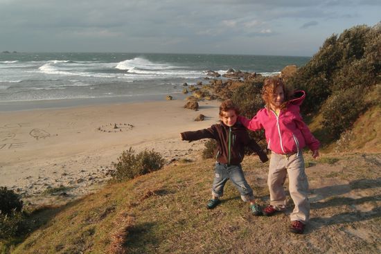 Einsamer Strand am Cape