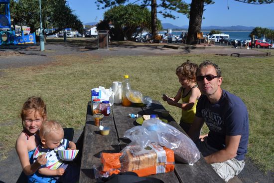 Frühstück an der Promenade