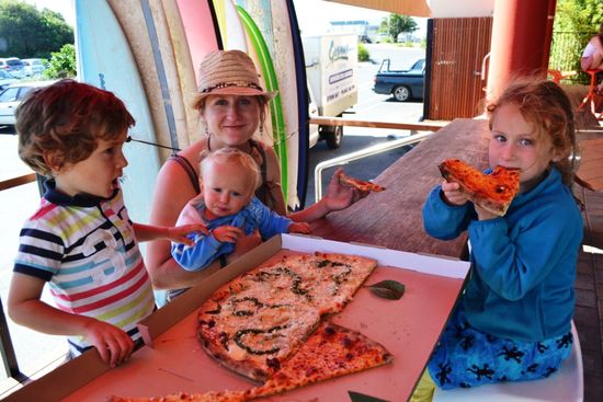 Family Pizza zum Mittag