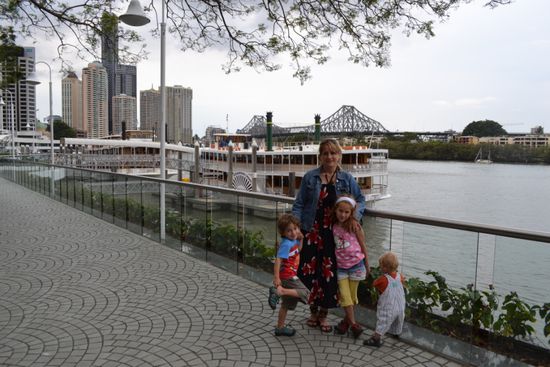 Im Hintergrund das 'Blaue Wunder' ;o)