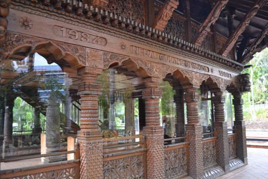 Nepalesischer Tempel - Zeichen der Verbundenheit