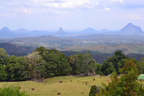 Moutains Silhouette von Norden