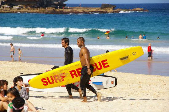 Surfer am Bondi Beach