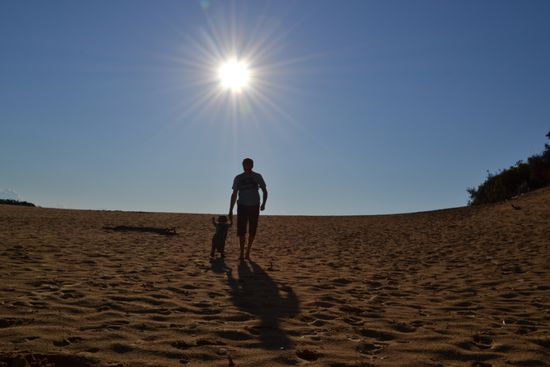 ...ein großes Dünengebiet...