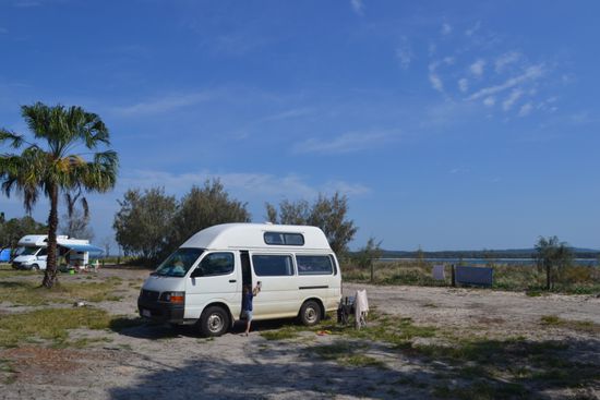 Campground in den Dünen