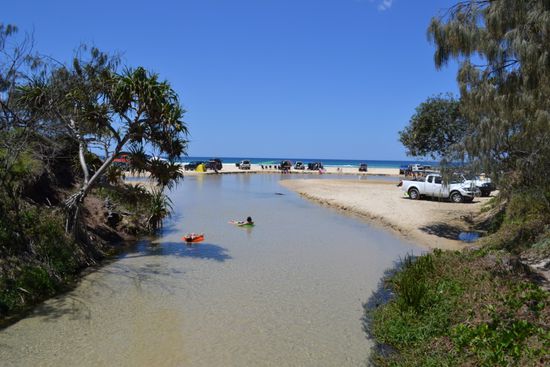 Mittags- &amp; Badepause am Eli Creek
