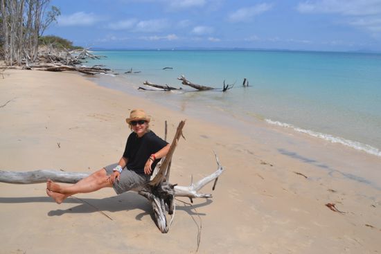 Ein Strand für uns - 50m von unserer Unterkunft entfernt