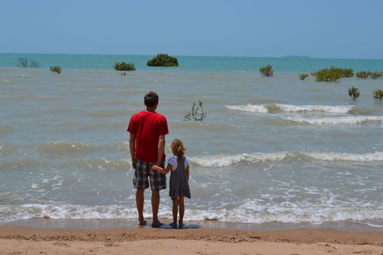 Mittagspause am Clairview Beach