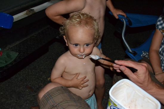 1Kg Joghurt wird am Abend verteilt...