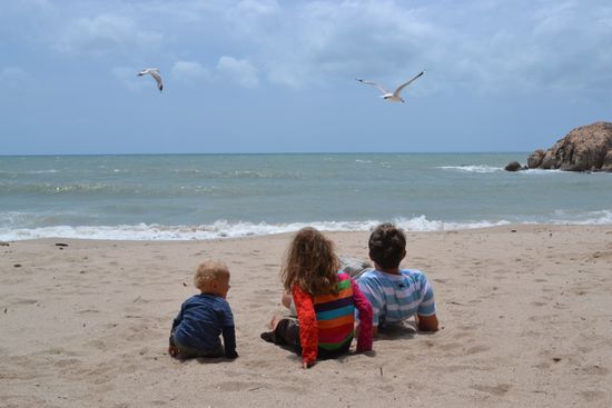 Relaxen in der Horseshoe bay in Bowen