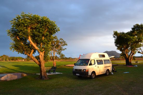 Guten Morgen Townsville - unser bewährter Platz