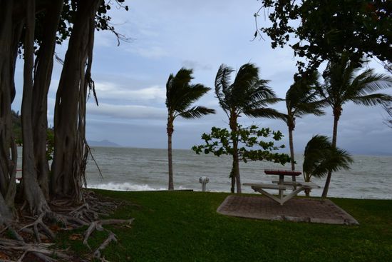 Auch in Picnic Bay ist es stürmisch