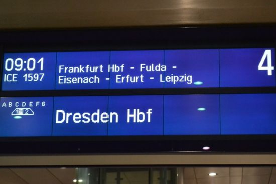 Die letzte Etappe...noch 5 Stunden ICE-Fahrt bis nach Hause