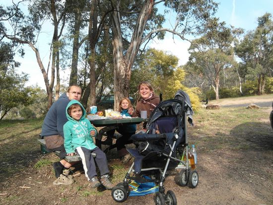 Frühstück am Megalong River
