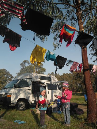 Natur-Trockner am Morgen