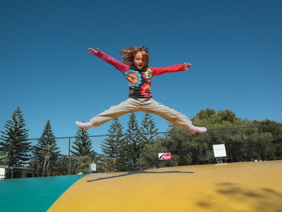 Kindervergnügen auf dem Campingplatz