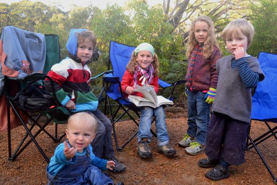 Zeltplatz-Freunde, die wir schon in Adelaide trafen