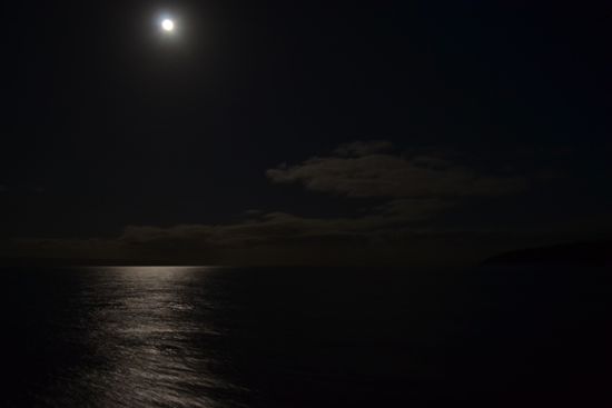 Im Mondschein verlassen wir Kangaroo Island - wir müssen weiter 