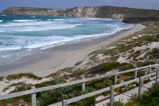 Stürmische Pennington Bay