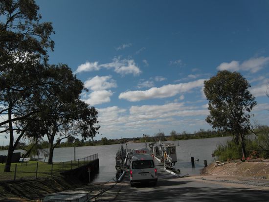 Seilzugfähre über den Murray River