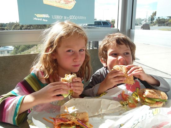 Stärkung bei Subway