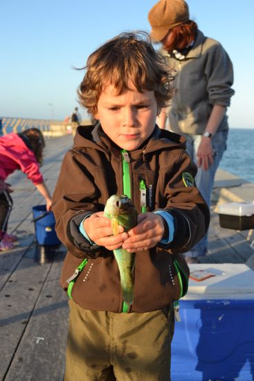 ...mit stolzen Anglern