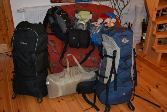 Rucksackkompaktpacker für 5 - That's it - und immer noch zu viel