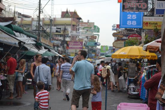 ..der größter Traveller-Treff der Stadt