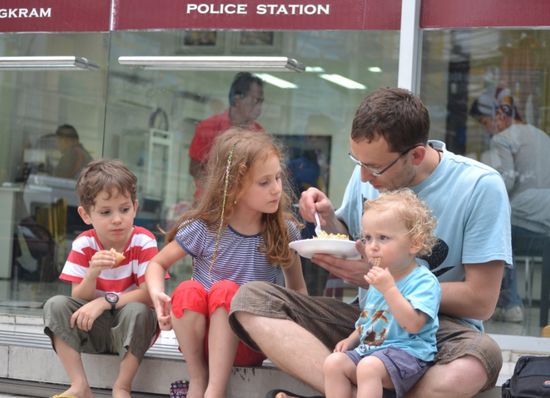 auf jedem Meter dieser Stadt