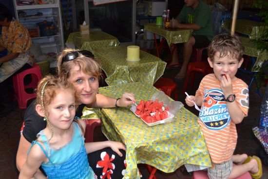 frisches Obst an jeder Ecke