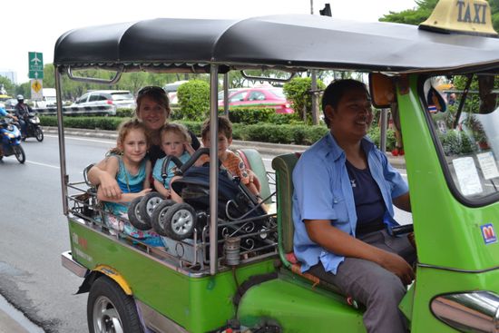 Unsere erste Fahrt im Tuk Tuk