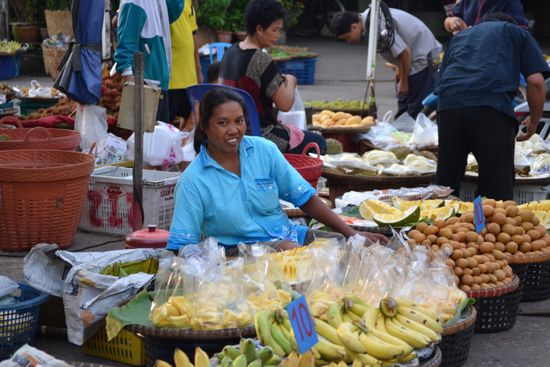 Vielfältige Auswahl an Obst...