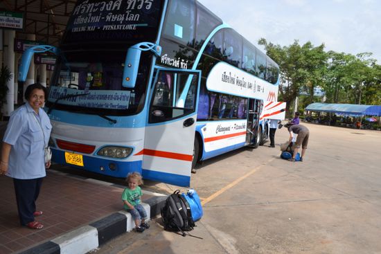 Start gen Chiang Mai am Vormittag...