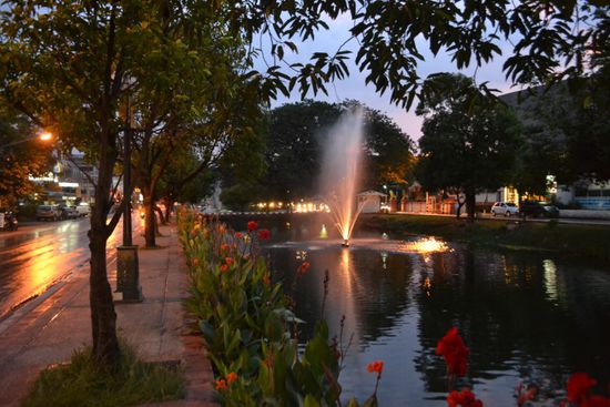 Am alten Stadtgraben von Chiang Mai