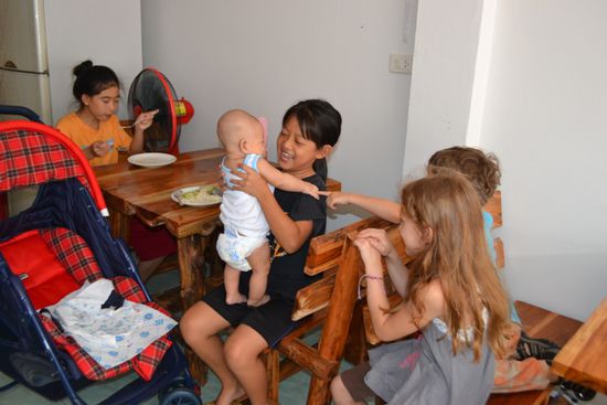 Immer viele Kontakte mit Einheimischen