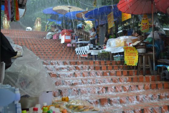 Nach 3 Minuten Regen...
