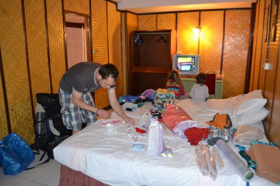 Es heißt mal wieder Packen...