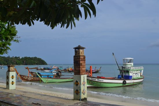 Blick vom Frühstückstisch