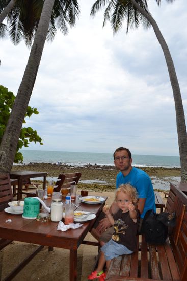 Frühstück bei Ebbe