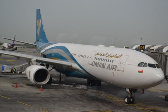 Wieder über den Oman...