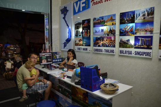 Reiseplanung am Abend