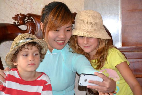 Fotos mit dem sehr netten Hotelpersonal