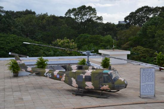 US-Helikopter auf dem Dach