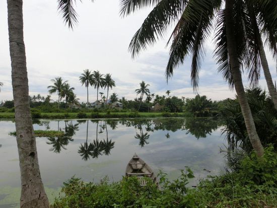 Auf dem Weg zum Strand...