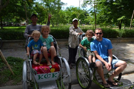 Weiter geht es mit der Rikscha