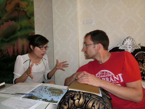 Bei der Planung der nächsten Tage und Touren