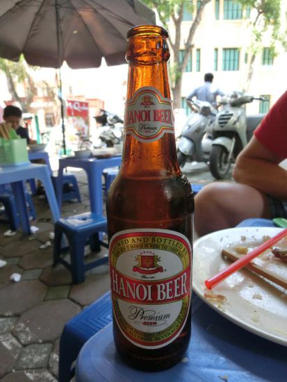 Hanoi Beer zum Mittag