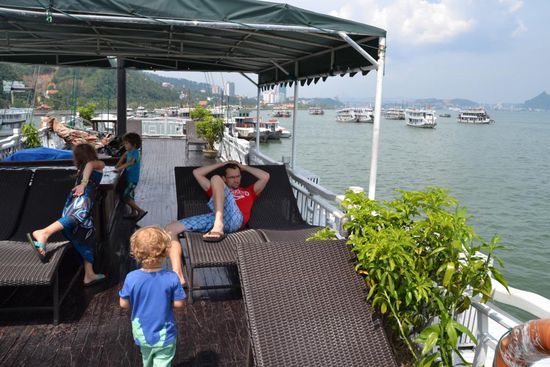 Entspannen auf dem Sonnendeck