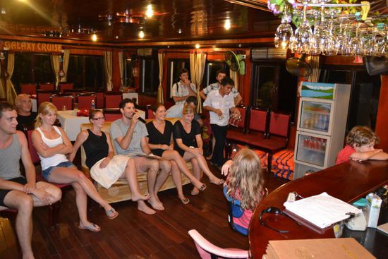 Stimmungsvolle Karaoke-Einlagen