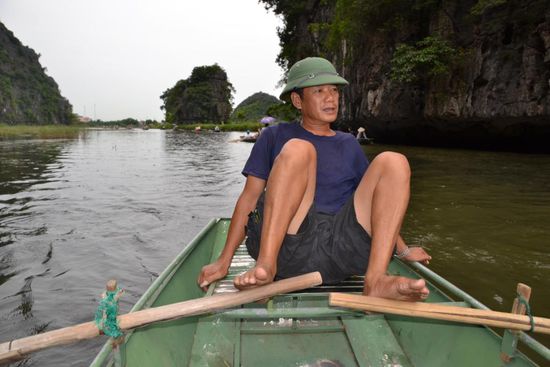 Gerudert wird per pedes